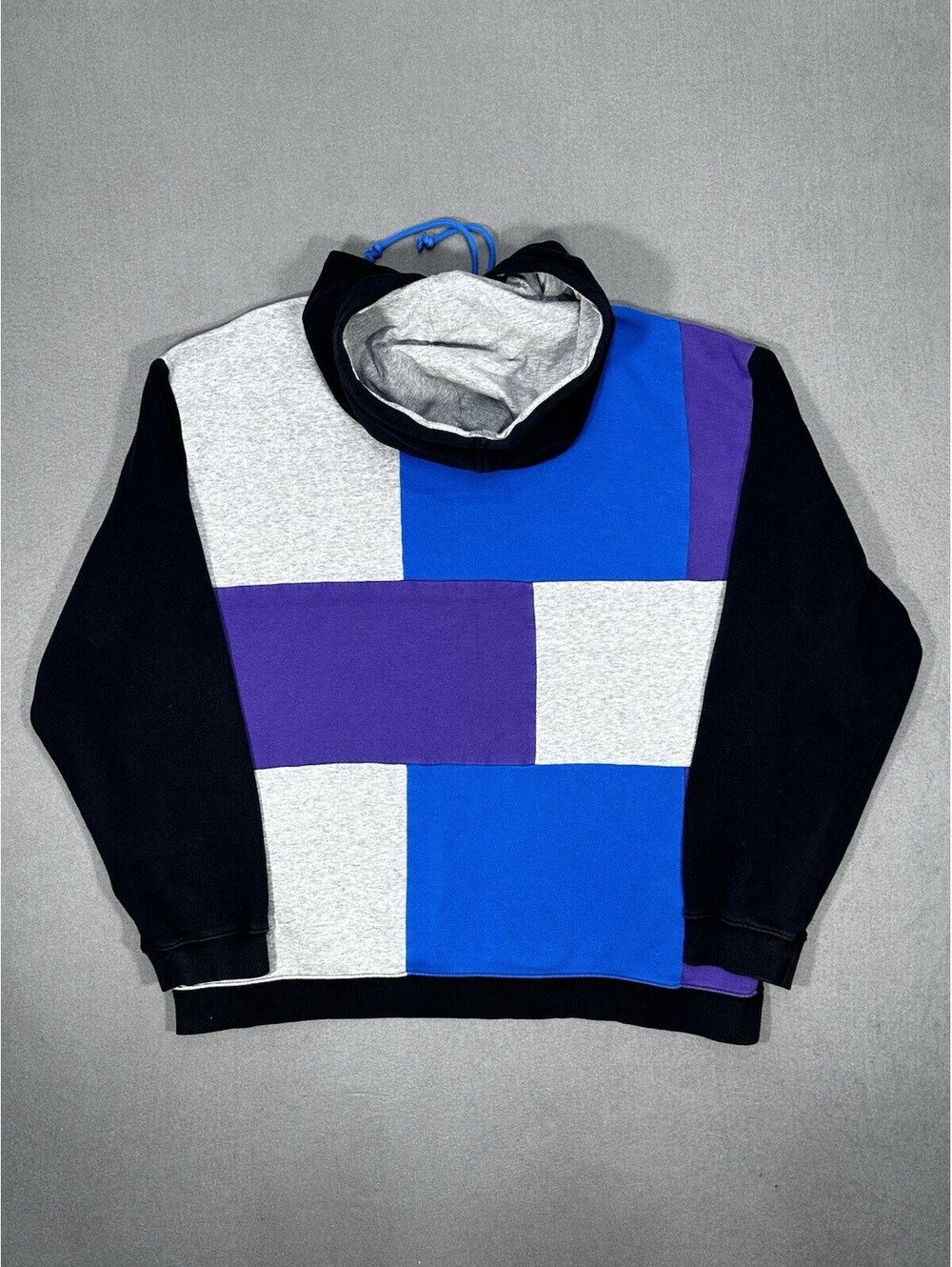 LEGO Target Hoodie Men’s Large Colorblock Pullover Sweatshirt Black Blue